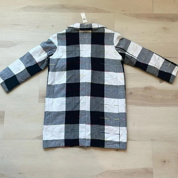 The Odells Cairo Plaid longline blazer Coat - Picture 8 of 12